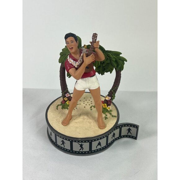 Elvis Presley Blue Hawaii 2002 Carlton Christmas Musical Ornament Works - Picture 1 of 6